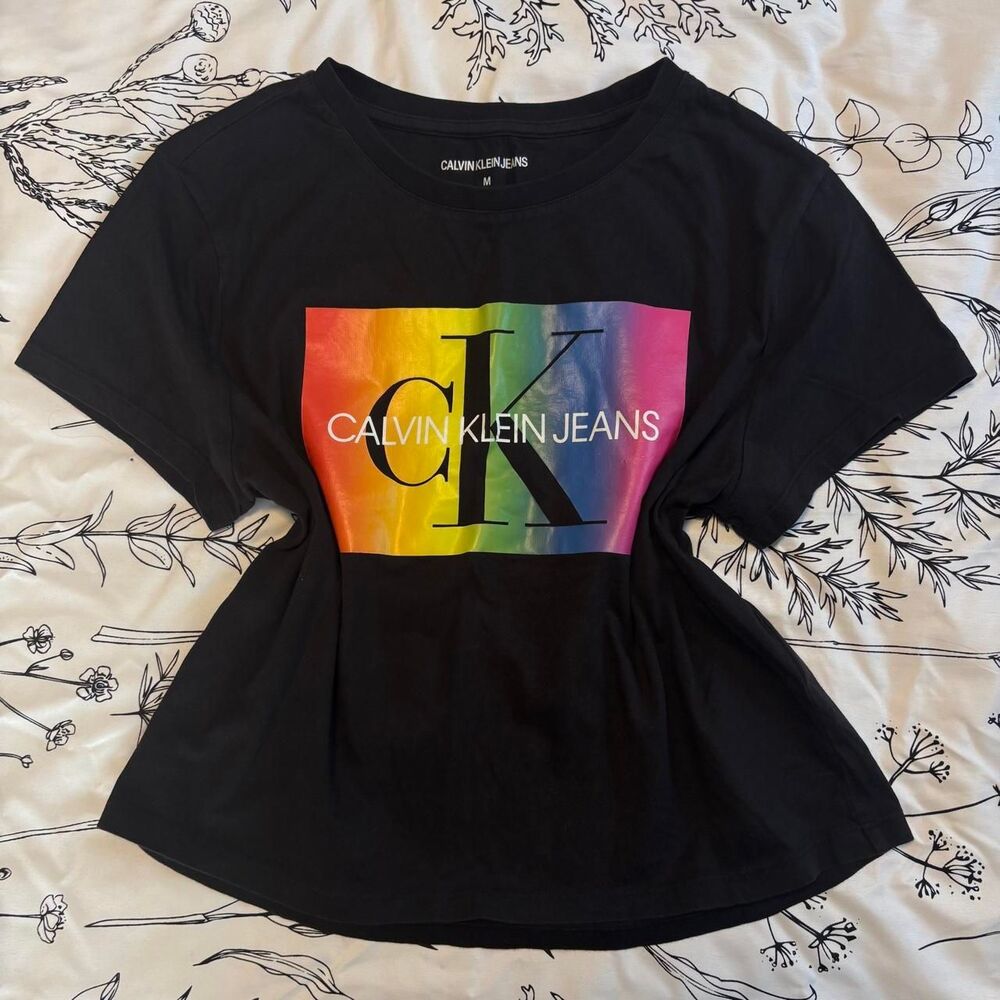 Calvin Klein Jeans black crop top
